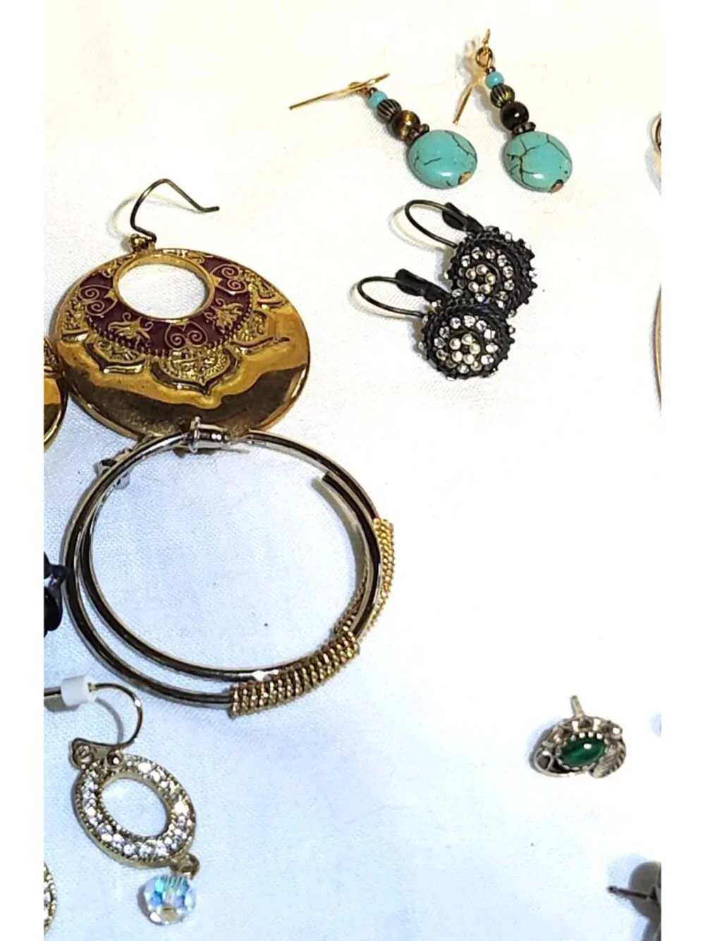 Vintage & Modern Pierced Earrings Lot - 21 Pairs Joan Rivers Kirks Folly TAT 925